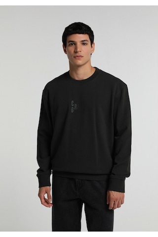 Colin's Colins Relaxed Fit Yuvarlak Yaka Düz Erkek Yeşil Sweatshirt Cl1082256 Q1.v2 Kha Haki