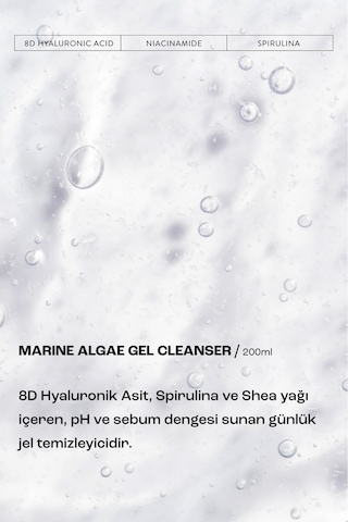 MatsuMarine Algae Sebum Ph Dengeleyici Günlük Temizleme Jeli 200 ML