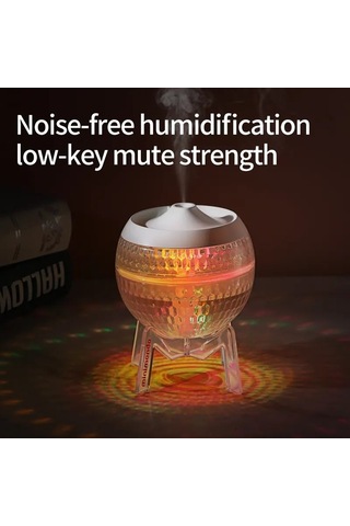 Çeşithane Usb Mini Aroma Difüzör Ultrasonik Hava Nemlendirici Led Atmosfer Lambalı
