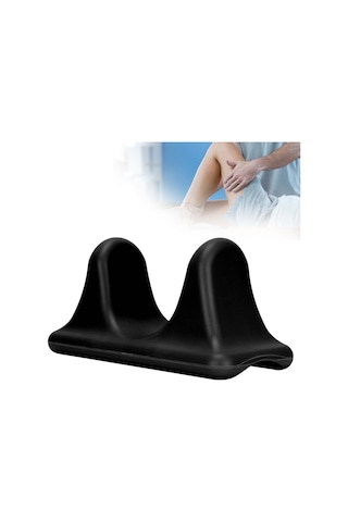 Maiyame Abs Deri Derin Dokular Masaj Aleti - Kalça, Bel, Bacak Kasları İçin Profesyonel Rahatlatma Aracı Siyah Siyah