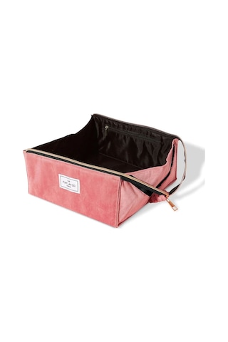 The Flat Lay Co. Açık Düz Kutu Çanta, Seyahat İçin Makyaj Düzenleyici Ve Saklama Çözümü Makyaj Çantaları Pembe 189432771