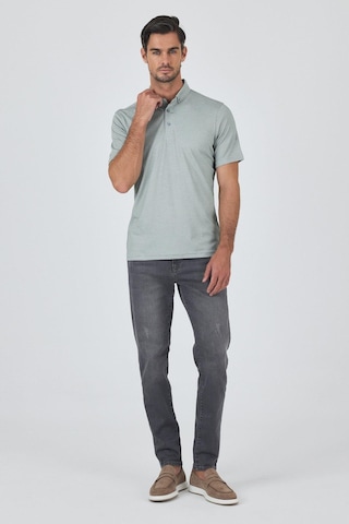A.yeşil Kısa Kol Düz Suprem Polo Yaka Cepsiz Pamuklu Casual Slim Fit Tişört 1011250160 607 Açik Yeşil