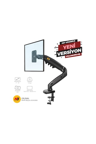 Nb North Bayou F80 17"-30" Amortisörlü 2Xusb Monitör Tutucu Stand