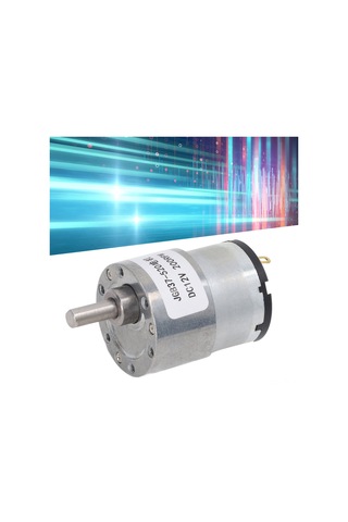 Jeemson 12v Dc Halka Kodlu Azaltıcı Motor - 200rpm Hız Ölçüm, Robot/öncelikli Aletler İçin Sabit Aktarım Ve Yük Kapasitesi