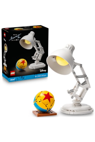LEGO® Ideas | Disney Pixar Luxo Jr. 21357 - Yetişkinler için Koleksiyonluk Sergileme Modeli Yapım Seti (613 Parça)