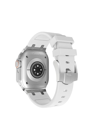 Apple Uyumlu Watch 7 45mm Zore Krd-89 Silikon Kordon