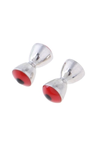 Homyl 25 Adet Çelik Sinek Bağlama Boncuk Tungsten Oluklu 4mm