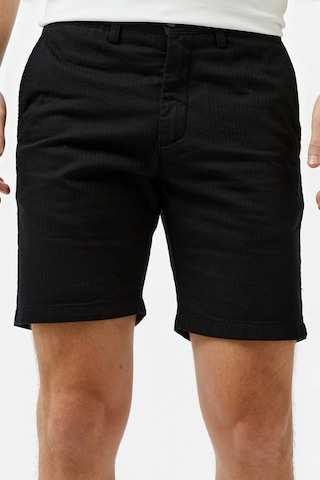 Lacoste Men's Slim Fit Bermuda Shorts Erkek Dar Kesim Keten Bermuda Şort Siyah