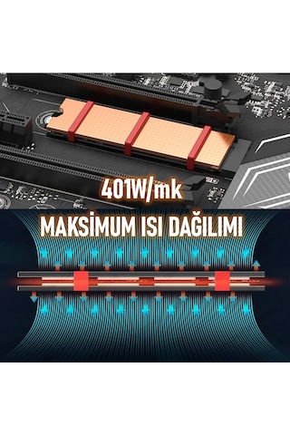 Jeyı Copper2 Dizüstü Masaüstü M.2 Nvme/sata Ssd Soğutucu Heatsink