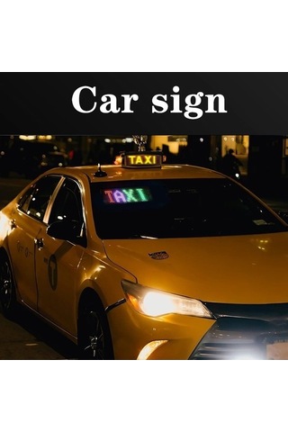 Opulentliving Esnek Bluetooth Led Araç Reklam Ekranı - Ip65 Su Geçirmez, Rgb, Özel Tasarım, 16x32/64/96 Diğer