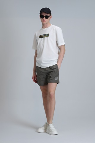 Lufian Aldor Erkek Deniz Şortu Haki Haki 111220101100630 Haki