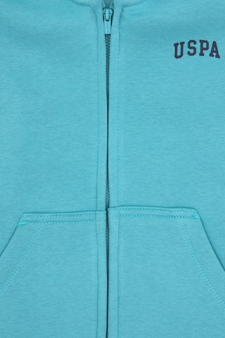 U.S. Polo Assn. Erkek Çocuk Mint Örme Fermuarlı Kapüşonlu Hırka 50313852-VR152