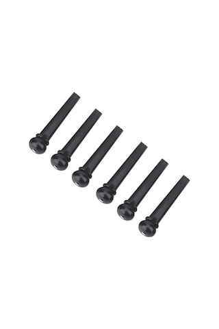 Hfambition Gitar Aksesuarları Seti: Talaşlı Burgu + Üst/alt Tekerlek + Siyah/beyaz Akord Pimleri - 6 Telli Akustik Gitar İçin, Abs Malzeme, Kolay Kurulum