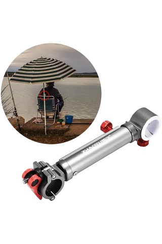 Homyl Balıkçılık Sandalye Şemsiye Braketi Seyahat Için Gri Gri Çok Renkli