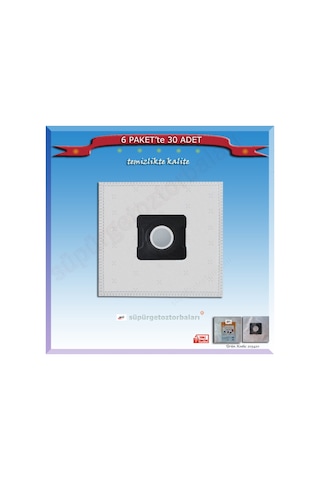 Hotpoint Uyumlu Sl B16 Apr Süpürge Toz Torbası 6 Paket Te 30 Ad