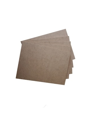 5 Adet 3 mm 35x50 cm Mdf Ham Duralit