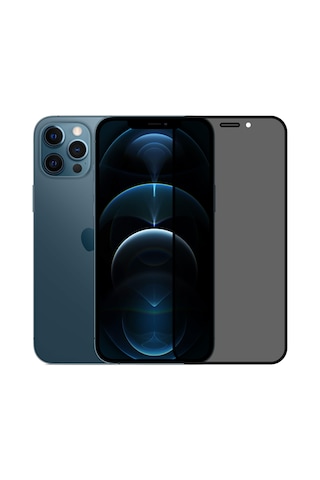 Safeus Tam Kaplayan Hayalet Parmak İzi Bırakmayan Safir Ekran Koruyucu Cam , Apple Uyumlu iPhone 12 Pro Max İle