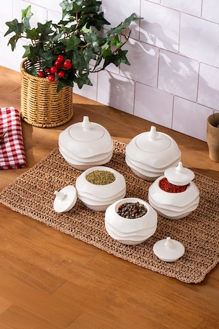 Emsan Roy 5'li Baharat Takımı Beyaz