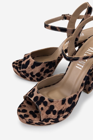 Valmenti Kadın Tekstil Leopar Topuklu Ayakkabı 828 8626 Bn Ayk Y26 Leopar Saten Çok Renkli