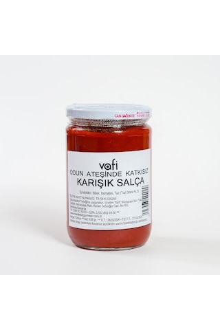Ev Yapımı Karışık Salça 650 Gr Ccs-6054