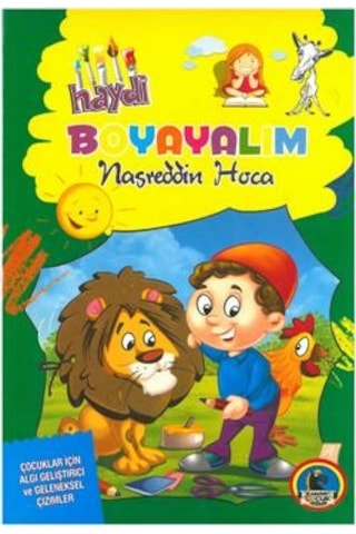 4e Boyama Kitabı Nasrettin Hoca Renkli 16 Syf Karatay 1