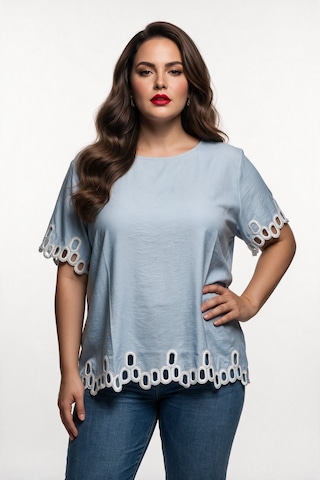 Vedi-bb Kadın Bluz 25yxd5047 Mavi