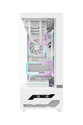 Dragos DRX7988 i5-14400F 16 GB 512 GB M2 NVMe SSD 8 GB RTX5060 24.5" Free Dos Masaüstü Oyuncu Bilgisayarı