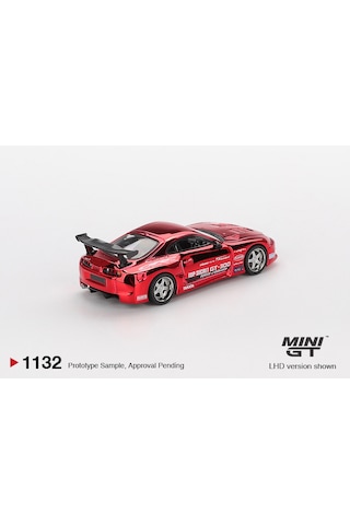 1:64 Ölçek Mini Gt Toyota Supra A80 Top Secret Gt-300 Diecast Metal Minyatür Model Araba 5cm