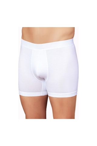 Şahinler E031 6 Adet Likralı Erkek Boxer Beyaz