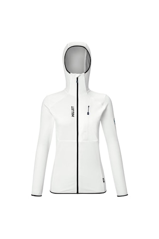 Millet T Icon Grıd Kapşonlu Polar Ceket Kadın Mıv10774 N8014 Gri