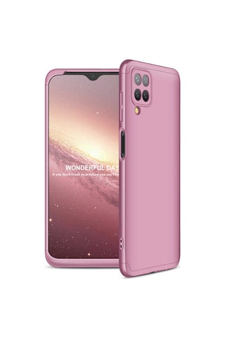 Galaxy M12 Kılıf Zore Ays Kapak Rose Gold