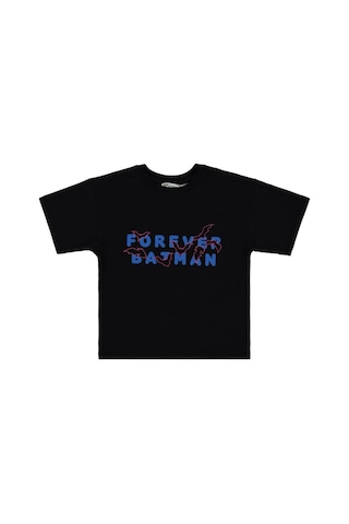 Batman Forever Baskılı 10-13 Yaş Tişört Siyah