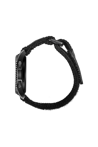 22 Mm Hasır Kumaş Kordon Universal Spor Kayış Cırtlı Örgü-22 Mm
