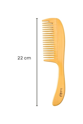 Doğal Saplı Şimşir Tarak 22 Cm Ultra Pürüzsüz Yüzey