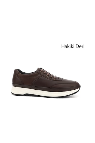 Gönderi(R) Erkek Kahve Antik Bağcıklı Hakiki Deri Comfort Sneaker Ddma80442139 Kahve