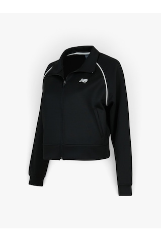 New Balance Nb Lıfestyle Women Full Zıp Kadın Siyah Sweatshirt - Wnj3626