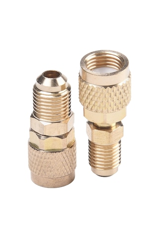 1 X R410a Adaptör 5/16 Sae F Rakorlar 1/4 Sae M Flare 5/16 Sae M - 1/4 Sae