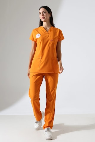 Bflex Unisex Likralı Yarasa Kol Takım - 6461 Turuncu