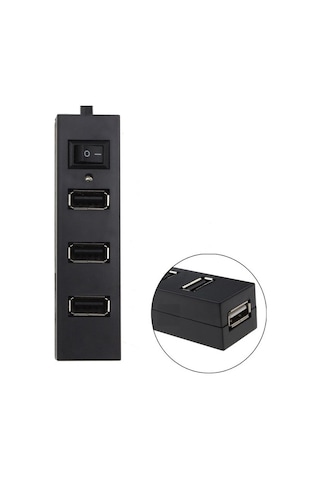 4 Port Usb Çoğaltıcı Çoklayıcı Hub Dişi Çoklama Switch 4862A