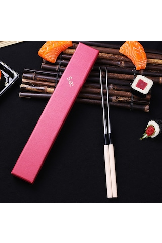 Suofeng Japon Mutfağı İçin Paslanmaz Çelik Uçlu Çubuklar - Sushi, Sashimi, Tempura Ve Akdeniz Yemekleri İçin 165mm Altıgen Saplı Profesyonel Çatal Diğer