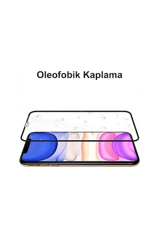Apple Iphone 11 Ile Uyumlu Kırılmaz Cam 5d Tam Kaplayan Temperli Ekran Koruyucu Apple115d