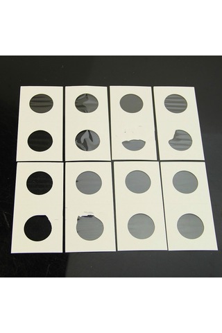 Sones 50 Adet / 3 Takım 40mm Çaplı Madeni Para Koruyucu Kare Madeni Para Koleksiyonu Ataş