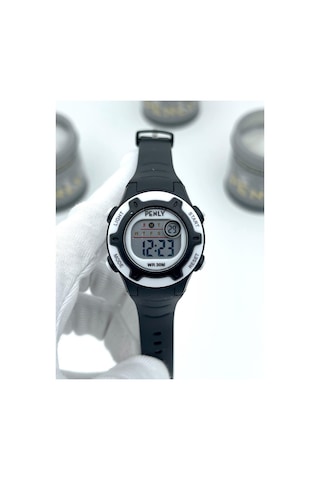 Penly Su Geçirmez Dijital Çocuk Kol Saati 8203 Model Siyah +4 Renk Kronometre-alarmlı 5atm