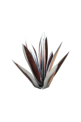 Trendooze Homyl Gümüş Agave Yapay Yılan Bitki, 35cm, Modern Dekor