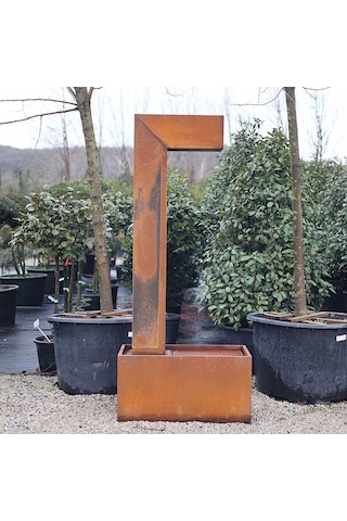 Corten Tekli Su Perdesi