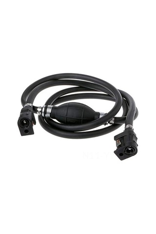 Geeksen Motorsiklet Motoru Yakıt Tankı Bağlantı Seti - 8mm &ccedil Aplı Siyah Kau&ccedil Uk Hortum Toplam Uzunluk 2.1m, Ağırlık 365g