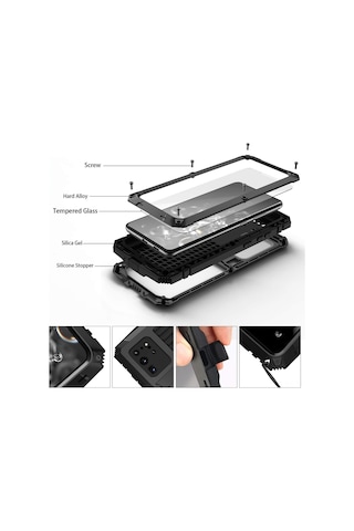 Reedark Samsung Uyumlu S20ultra İçin Tam Metal Zırh Kılıf - Darbeye Dayanıklı, Metal Sandalye İle 360 Koruma - Dış Etkinlikler İçin Erkekler Tasarımı