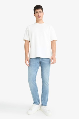 Defacto Pedro Slim Fit Dar Kalıp Normal Bel Dar Paça Jean Pantolon G2614ax25aunm39 Mavi