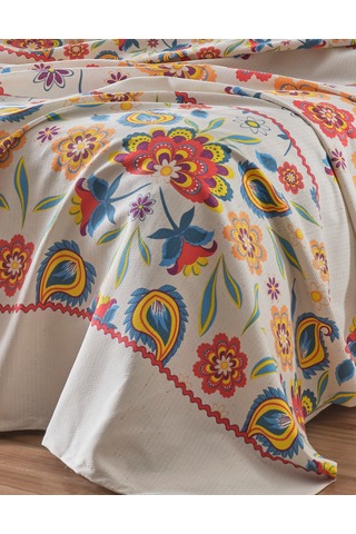 Loyal Home Çift Kişilik 4 Parça Pike Takımı 200x240 Cm Pembe
