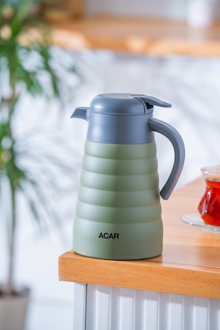 Acar Karat X Paslanmaz Çelik Boğum Detaylı Termos Yeşil - 1.5 L Yeşil